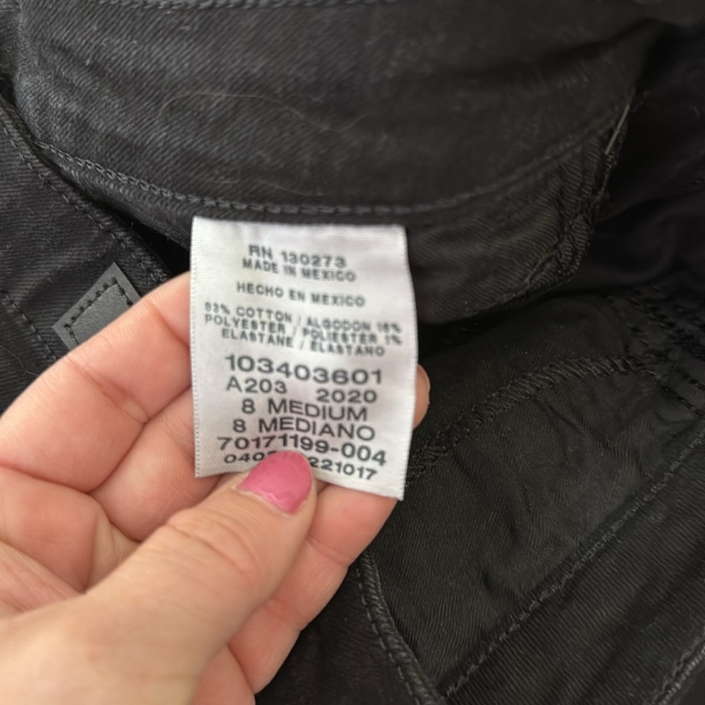 🍁 BLACK FRIDAY DEALS!🦃 NWT Women's Lee Relaxed Fit Straight Leg Black Jeans - Picture 8 of 10
